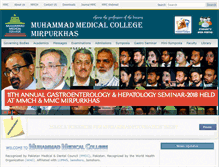 Tablet Screenshot of mmc.edu.pk